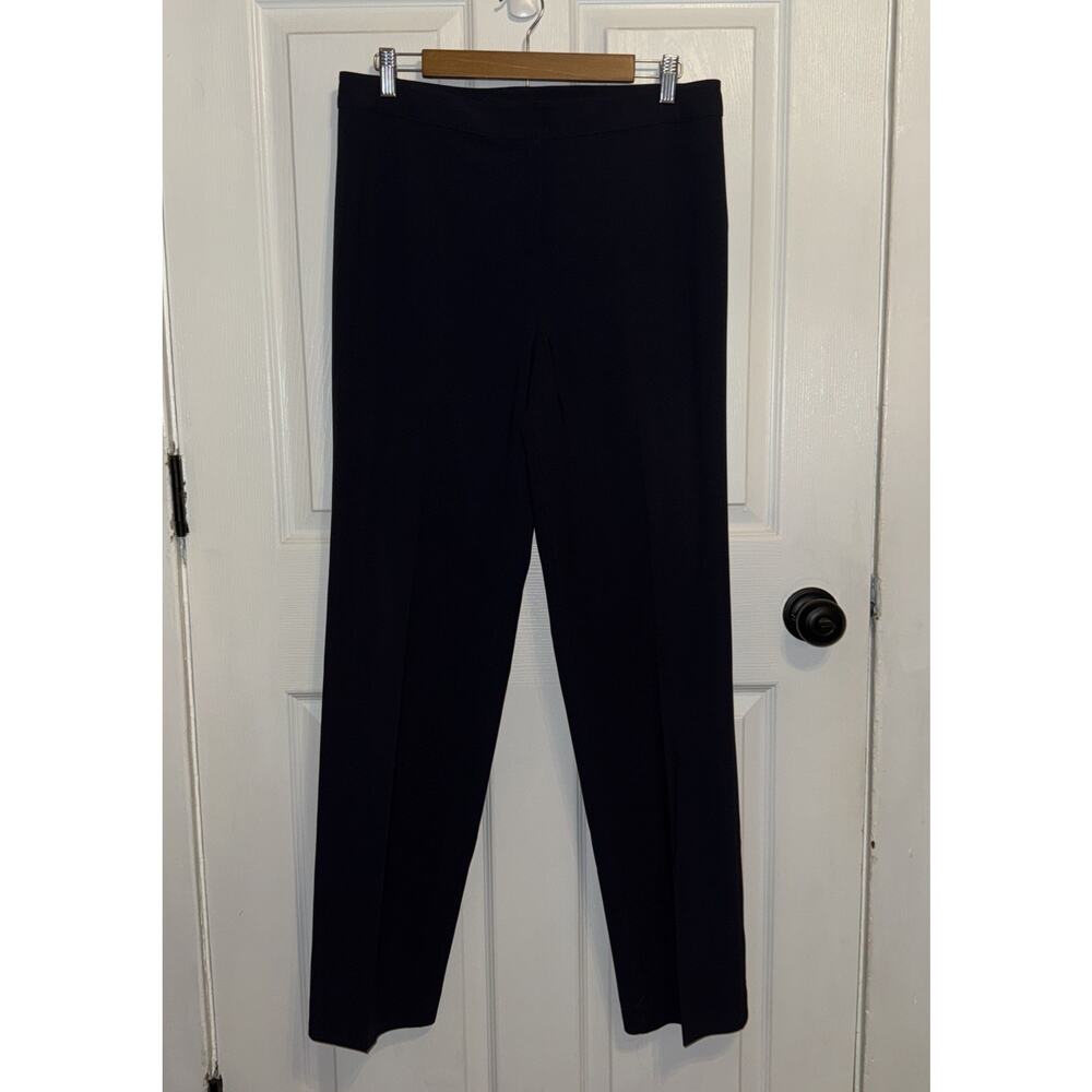 ST JOHN Women’s‎ Navy Straight Leg Dress Pants Size 8 High Rise